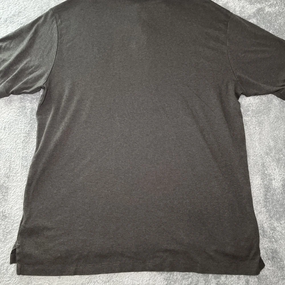Polo Ralph Lauren Grey Polo Shirt Burgundy Pony 2XLT Big & Tall Mint Condition